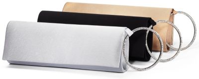 Satin Evening Clutch Bag