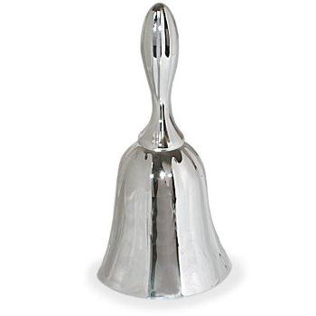 Large Silver-Plated Bell
