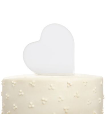 Heart Photo Cake Top