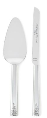 Vera Wang Lace Bouquet Cake Knife and Serving Set