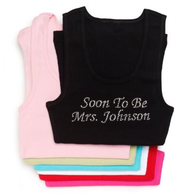Soon to Be Mrs. Rhinestone Tank