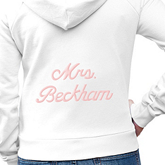 personalized mrs. hoodie