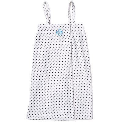 Terry Polka Dot Bath Wrap