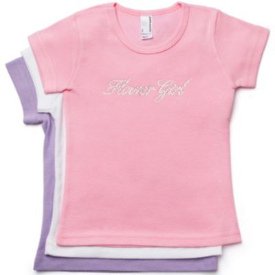Crystal Flower Girl Tee