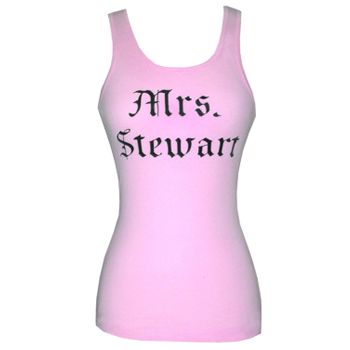 Personalized Ribbed Tank