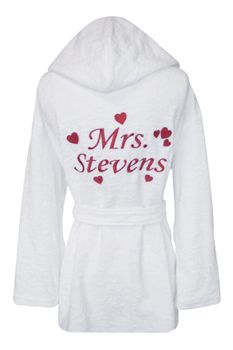 Hearts Terry Robe