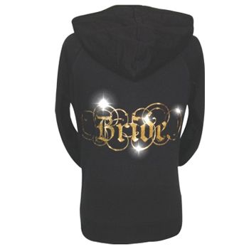 Personalized Metallic Print Hoodie