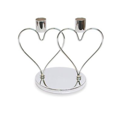 Interlocking Heart Candle Holder