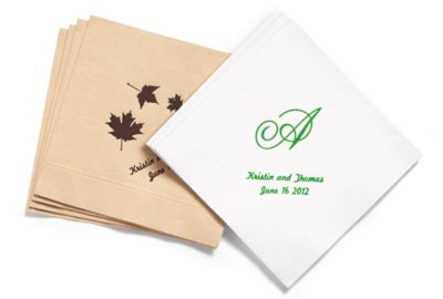 Personalized EcoFriendly Napkins BEVERAGE