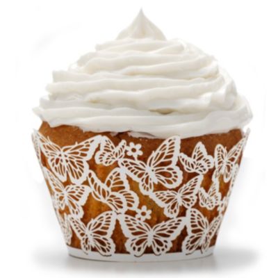 Butterfly Cupcake Liners. DriewWedding 50PCs Butterfly Pattern Hollow