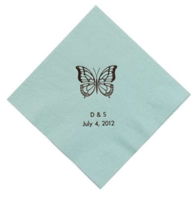 Personalized Napkins - LUNCHEON (Butterfly)