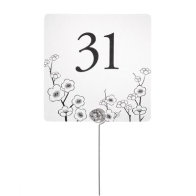 Table Number Cards - Cherry Blossom