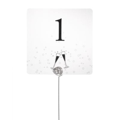 Table Number Cards - Cheers!