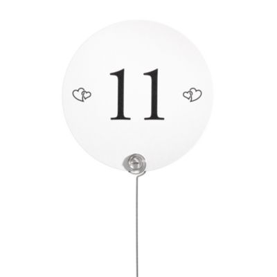 Table Number Cards - Double Hearts