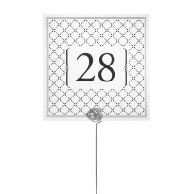 Table Number Cards - Diamond