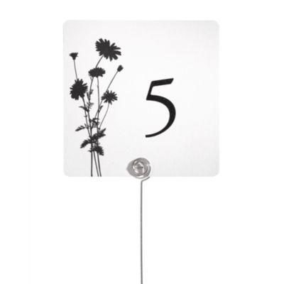 Table Number Cards - Foliage