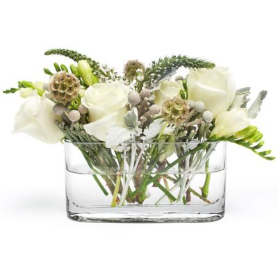 Wide Glass Centerpiece