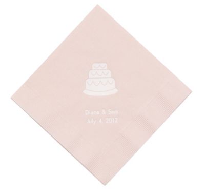 Personalized Napkins - DINNER (Cake)