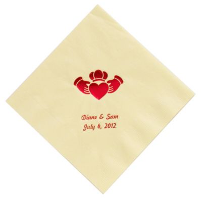 Personalized Napkins - DINNER (Claddagh)