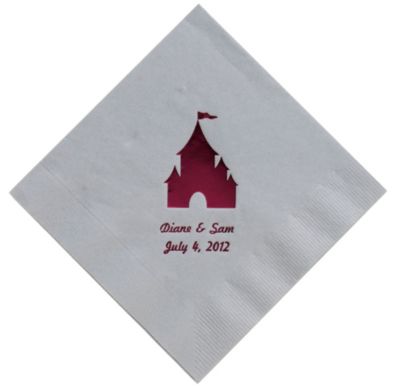 Personalized Napkins - DINNER (Castle)