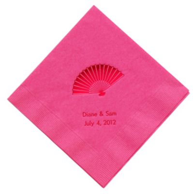 Personalized Napkins - DINNER (Fan)