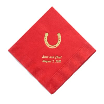 Personalized Napkins - DINNER (Horseshoe)