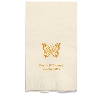 Personalized Napkins - GUEST TOWEL (Butterfly)
