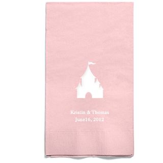 Personalized Napkins - GUEST TOWEL (Castle)