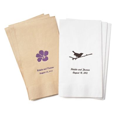 Personalized EcoFriendly Napkins GUEST TOWEL