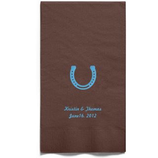 Personalized Napkins - GUEST TOWEL (Horseshoe)
