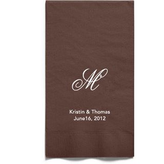 Personalized Napkins - GUEST TOWEL (Monogram)