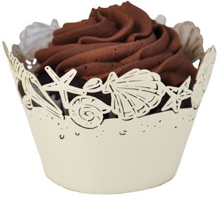 Seashells Cupcake Wrappers