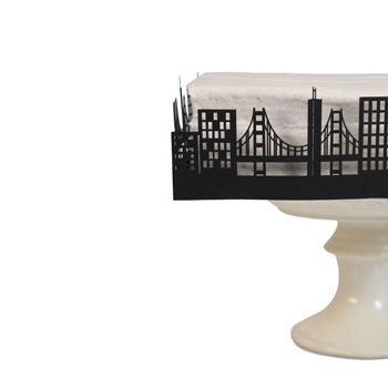 Cityscape Cake Wrap