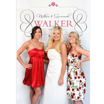 Personalized Photobooth Backdrop - Timeless