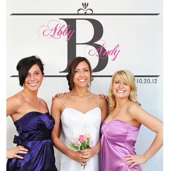 Personalized Photobooth Backdrop - Regal