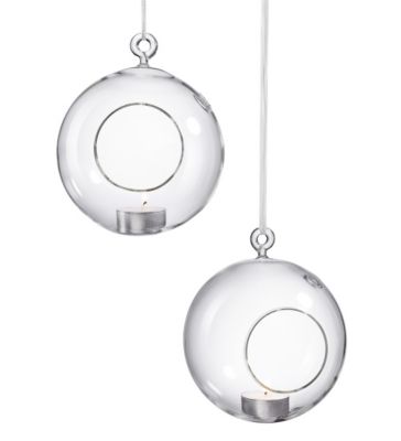 Glass Hanging Tea Light Holders