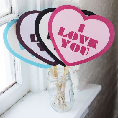 I LOVE YOU Photo Prop