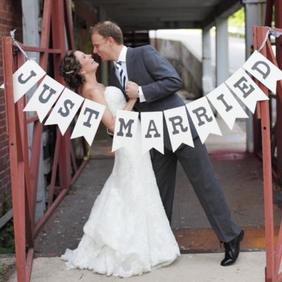 Just Married Handmade Sign
