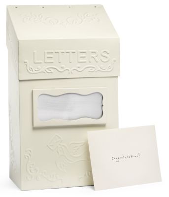 Vintage Mailbox Reception Card Holder