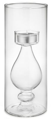 Glass Candlestick Tealight Holder