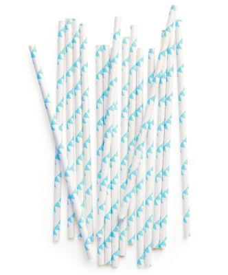 pennant paper straws