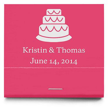 Personalized Matchbooks - Cake