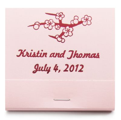 Personalized Matchbooks - Cherry Blossom