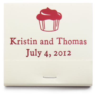 Personalized Matchbooks - Cupcake