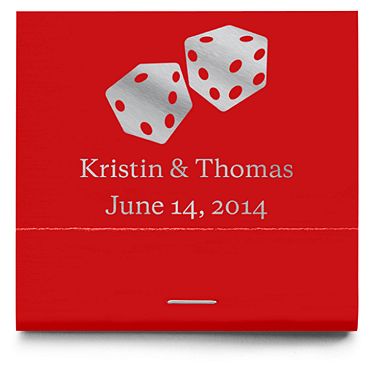 Personalized Matchbooks - Dice