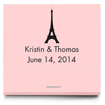 Personalized Matchbooks - Paris
