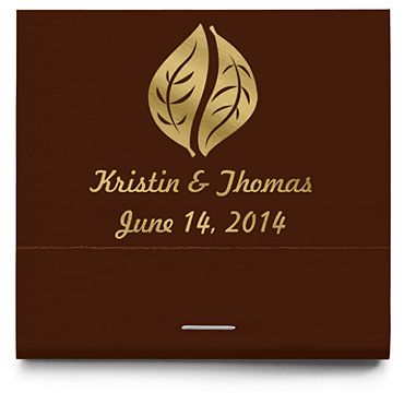 Personalized Matchbooks - Leaves