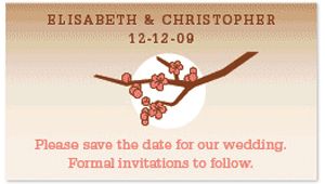 Save the Date Magnets - Cherry Blossom