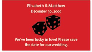 Save the Date Magnets - Lucky in Love