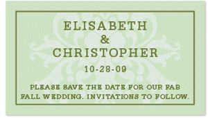 Save the Date Magnets - Regal (Mint)